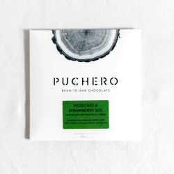 Puchero | Chocolate 50% com Pistácio & Morango